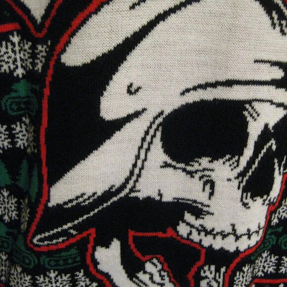 HTF Sabaton The Great Christmas Bullets Snowflakes Tanks Band Ugly Sweater - Picture 5 of 12